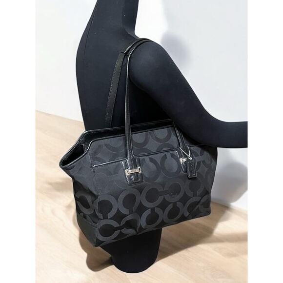 Coach F25501 Taylor OP Art Alexis Carry All Bag & Julia OP Art Wallet - Picture 11 of 14